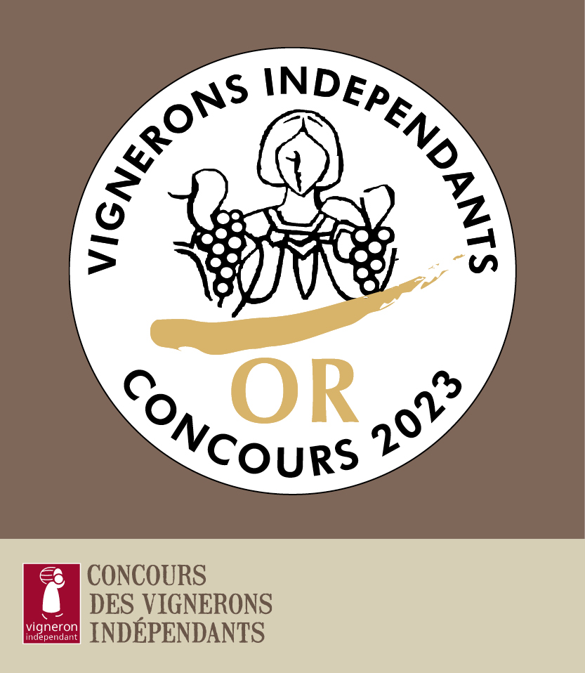 Médaille d’or concours des Vins des Vignerons Indépendants sur le Bois des Dames Rouge 2020